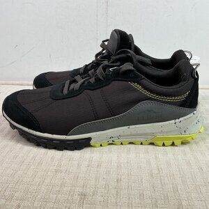 L.L. Bean Womens Size 9 Medium Black/Grey True Comfort Trail Shoes Yellow Accent